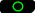 A green circle on a black key.