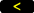 A yellow arrow facing left on a black key.