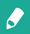 White pencil icon on a teal button.